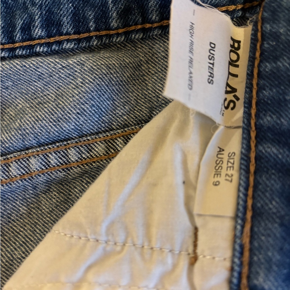 ROLLA'S Ripped Blue  Duster’s denim. - Picture 3 of 4